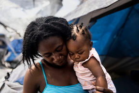 Dalila and her daughter in Reynosa, Mexico