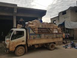 Fleeing Idlib province