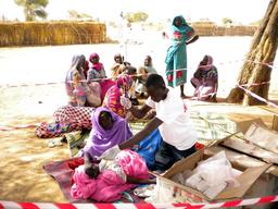 Tissi, Darfur refugees crossed the border