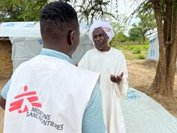Sudanese refugees in the north of Central African Republic