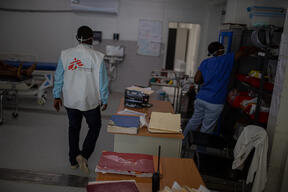 MSF Response to bullet wounded patients - Tabarre