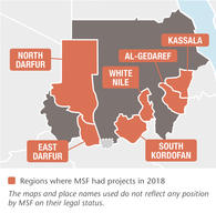 MSF projects in Sudan, 2018 - EN