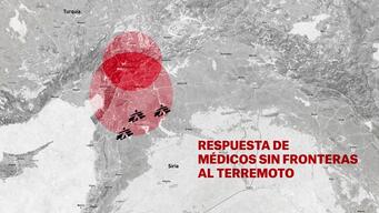 Earthquake Syria Response Map HORIZONTAL SPA NO DATE
