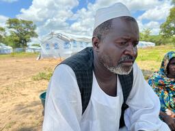 Sudanese refugees in the north of Central African Republic