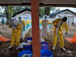 Ebola Treatment Center (ETC) in Mangina