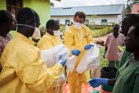 Decontamination activities in Kalunguta health zone, North Kivu province, DRC