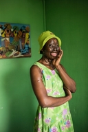 Drouillard: burnt people hospital in Haiti