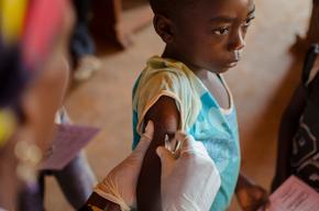 Bria measles vaccination campaign