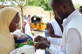 IDP camp in Maiduguri, Borno state