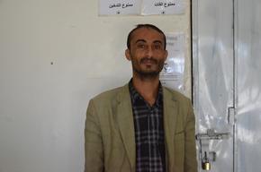 Ali Alian, dressing room staff, Al-Salam Hospital