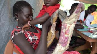 Vaccination Campaign B-roll: Recurrent Measles Outbreaks in South Sudan