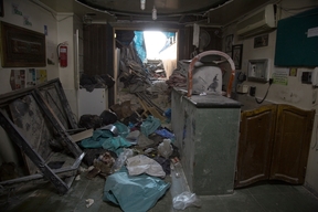  East Aleppo –  Inside a hospital destroyed by an airstrike