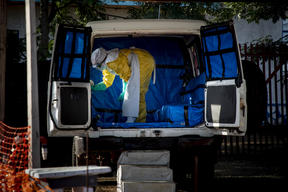 MSF supports the Ebola Transit Center in Bunia