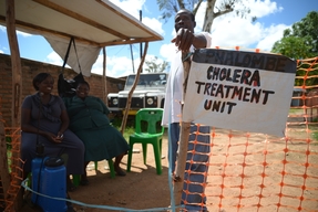 Cholera response on and around lake Chilwa