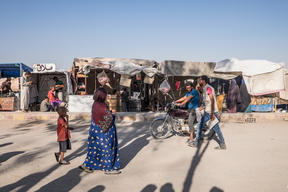 Medical care in Ain Issa camp