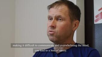 CLIP_English_Andrii Verbych is an MSF patient in the Survivors of Torture project, Kyiv region, Ukraine.