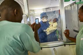 Baby Nubia Is Released From MSF Clinic in Conakry