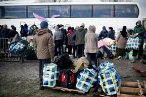 Demenagement camp de Grande-Synthe