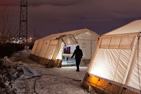 Winter Conditions in Belgrade, Serbia.