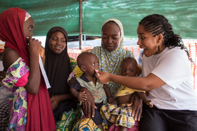 Nutrition centres in Maiduguri