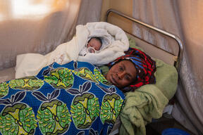 Women's health in displacement camps around Goma