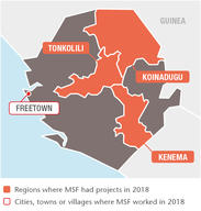MSF projects in Sierra Leone, 2018 - EN