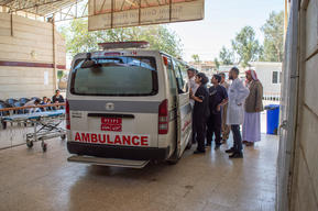 Outside Sinuni Hospital