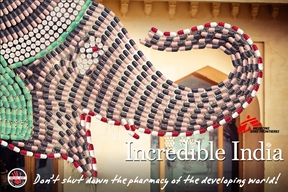 Incredible India elephant graphic