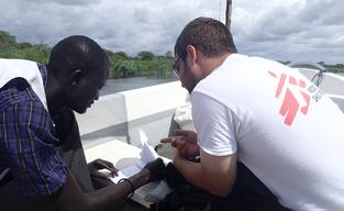 MSF Boat Ambulances in Old Fangak