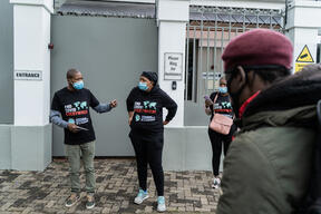TRIPS Waiver Embassy Protest