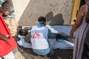 Al Hashaba transit camp for refugees from Ehtiopian Tigray Region