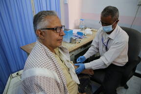 Taiz City, mother and child healthcare at Al Jamhouri hospital