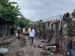 Emergency intervention for storm Amanda in San Salvador