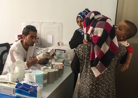 Medical care on the frontlines
