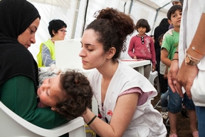 Vaccination Campaign in Idomeni, Greece.