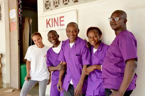 Physiotherapy at SICA hospital, Bangui