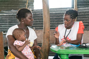 Mobile clinic in Inhamissua and Nhasassa