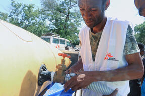 Tropical Storm Ana - WATSAN Activities in Nsanje