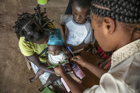Measles intervention in Boso Manzi
