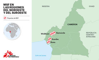 MAP – MSF action in North-West and South-West Cameroon – ES