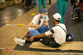 Medical activities on deck