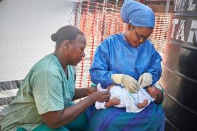 Baby Nubia Is Released From MSF Clinic in Conakry