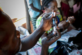 Measles campaign in DRC