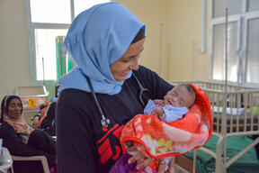 Maternal and newborn healthcare in Al Qanawis