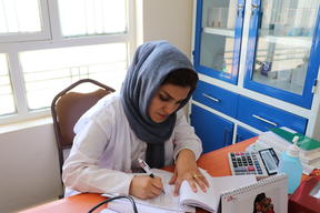 Displaced families in Herat