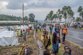 National Road 2 between Goma and Rutshuru