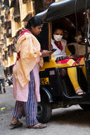 Covid-19 second wave in Mumbai, India.
