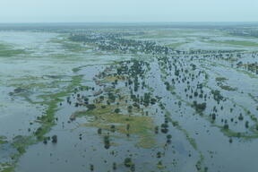 Floodings in South Sudan - aerial images