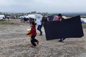 Despair and displacement in wintery northwest Syria