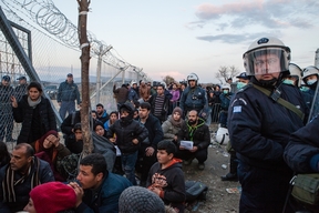 Idomeni after the closing of the border